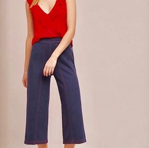 Anthropologie SaturdaySunday Muse Wide Terry Pant